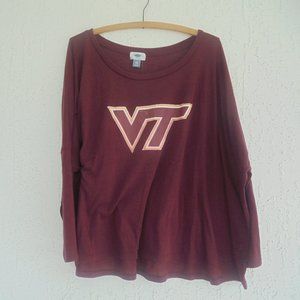 Old Navy Virginia Tech "Hokie" Long Sleeve T XXL